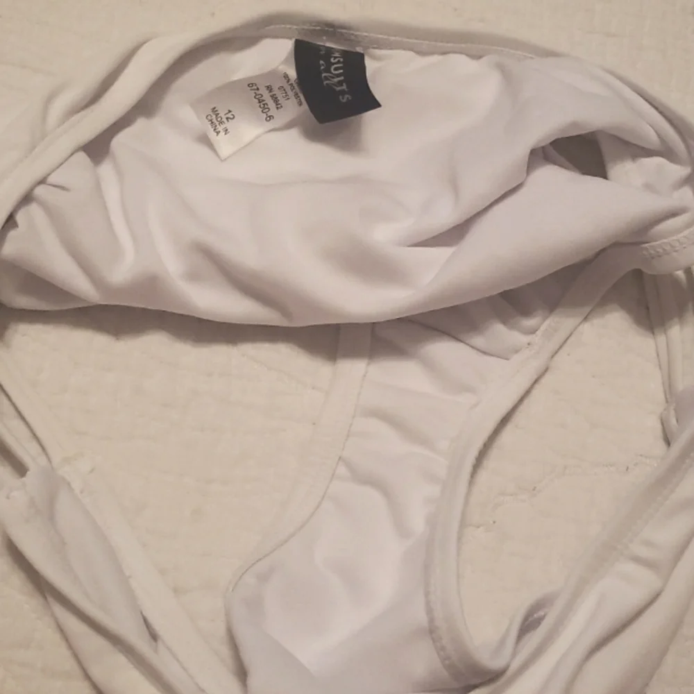 Swimsuits For All White Bikini Bottom - Picture 5 of 5